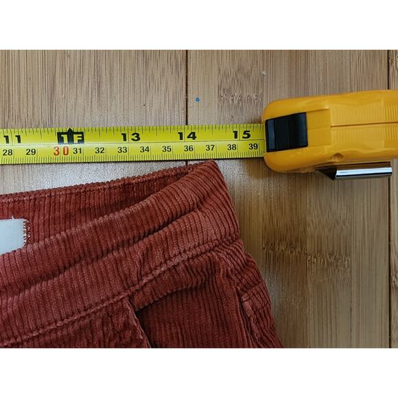 Anthropologie Pilcro and the Letterpress Orange Corduroy Wide Legs Pant Size 29 - Picture 6 of 10